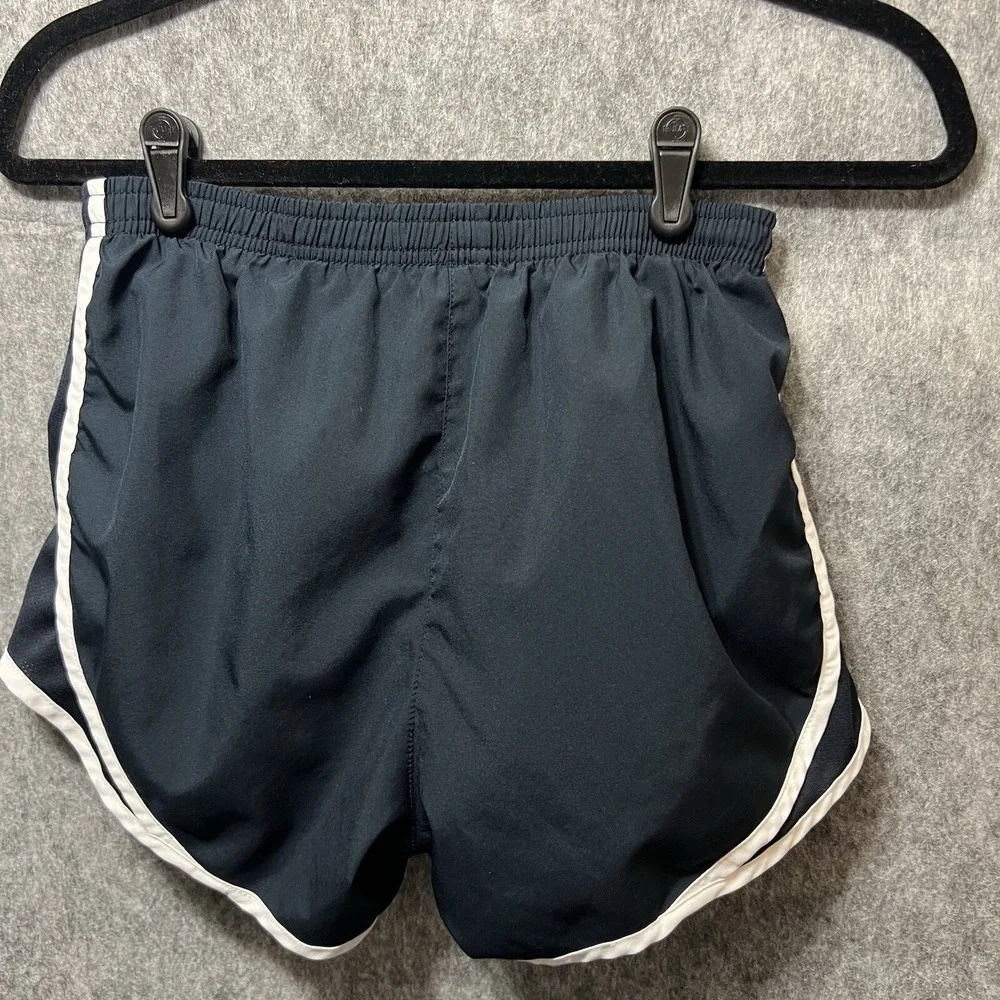 Nike Running Shorts Womens‎ XS Dri Fit Lined Black Drawstring Pocket